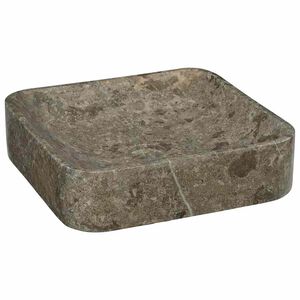 vidaXL Gootsteen 40x40x10 cm marmer grijs