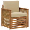vidaXL Buiten Midden Sofa Naturel