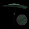 vidaXL Tuinparasol Groen 294 x 150 x 223 cm Polyester en staal