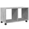 vidaXL Rolkast 72x33x42,5 cm bewerkt hout betongrijs