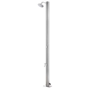 vidaXL Buitendouche 215 cm roestvrij staal