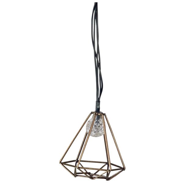 Luxform Tuinfeestverlichting solar LED 10 st Sousse goudkleur