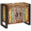vidaXL Wastafelkast Multikleur 71 x 33 x 58 cm Massief Gerecycled Hout