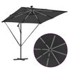 vidaXL Cantilever Banana Parasol Antraciet 249 x 249 x 250 cm