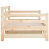 vidaXL Slaapbank uitschuifbaar massief grenenhout 2x(90x190) cm