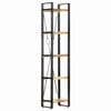 vidaXL Boekenkast met 5 schappen 40x30x180 cm massief mangohout