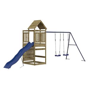 vidaXL Tuinspeelset ge&iuml;mpregneerd grenenhout