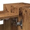 vidaXL Badkamerspiegelkast 80x20,5x64 cm bewerkt hout oud houtkleurig
