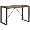 vidaXL Eettafel 120x55x76 cm massief gerecycled hout