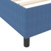 vidaXL Platform bedframe Blauw 140 x 190 cm Stof