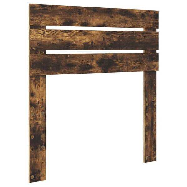 vidaXL Hoofdbord Gerookt eiken 75 cm Bewerkt hout
