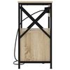 vidaXL Nachtkastje met lade Sonoma Eiken 40 x 31 x 60 cm Bewerkt hout