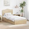 vidaXL Opslag bed met hoofdeinde Sonoma Eiken 70 x 190 cm Bewerkt hout