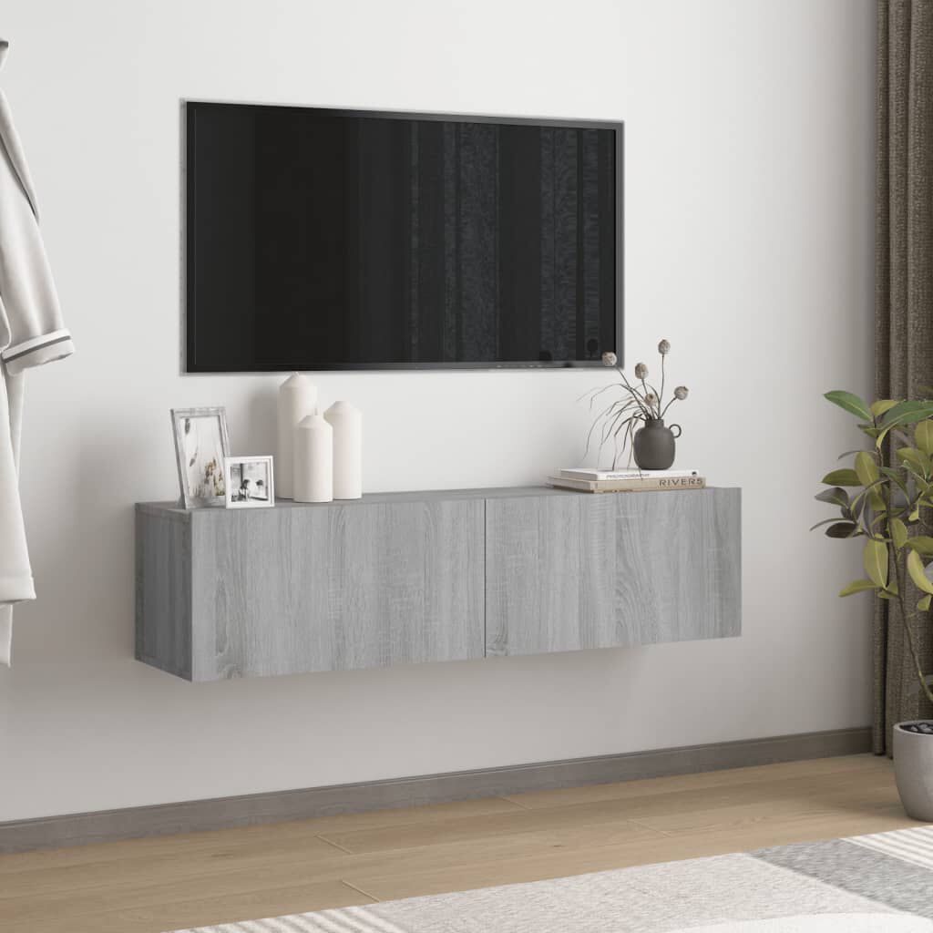 vidaXL Tv-wandmeubel 120x30x30 cm bewerkt hout grijs sonoma eiken kopen? |  vidaXL.nl