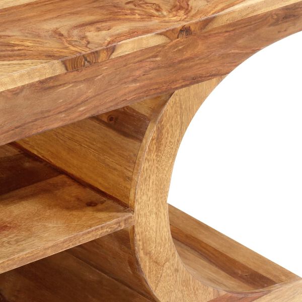 vidaXL Tv-meubel 118x30x40 cm massief acaciahout