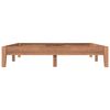 vidaXL Bedframe massief teakhout 160x200 cm