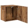vidaXL TV Wandkast Wandgemonteerd Oud Hout 40,5x30x40cm Bewerkt hout