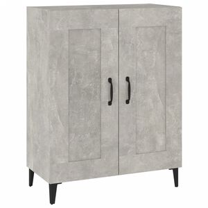 vidaXL Dressoir 69,5x34x90 cm bewerkt hout betongrijs