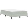 vidaXL Boxspringbed met matras Lichtgrijs 120 x 220 cm Stof
