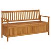vidaXL Tuinopbergbank 148 cm massief acaciahout
