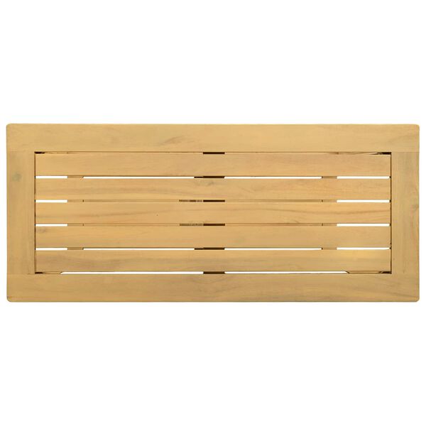 vidaXL Tuin Console Tafel met opslag Licht acacia 80 x 35 x 75 cm