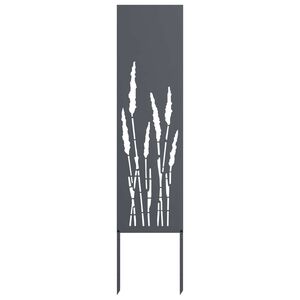 vidaXL Tuin Privacy Screen Antraciet 32 x 140 cm Koudgewalst staal