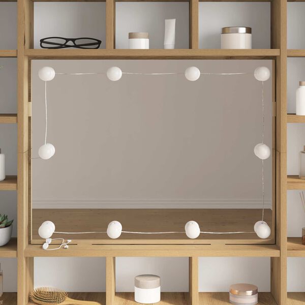 vidaXL Spiegel Lichten 12 pcs Wit 4.5 x 4.5 x 4.8 cm Kunststof