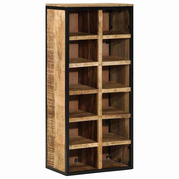 vidaXL Schoenenkast Bruin 50 x 30 x 110 cm Massief mangohout