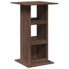 vidaXL Bartafel met opbergruimte 60x60x102 cm hout bruin eikenkleur