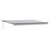 vidaXL Luifel automatisch uittrekbaar LED 500x300 cm antraciet en wit