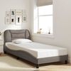 vidaXL Bedframe zonder matras "Hvar" 90x190 cm stof taupe