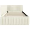 vidaXL Hoekbedframe met hoofdeinde Crème 100 cm x 200 cm Fluweel
