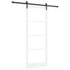 vidaXL Schuifdeur ORKDAL Wit en zwart 93 x 232 cm