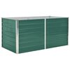 vidaXL Plantenbak verhoogd 160x80x77 cm gegalvaniseerd staal groen