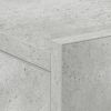 vidaXL Nachtkastje zwevend 40x30x15 cm bewerkt hout betongrijs