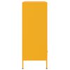vidaXL Hoge kast 68x39x101,5 cm staal mosterdgeel