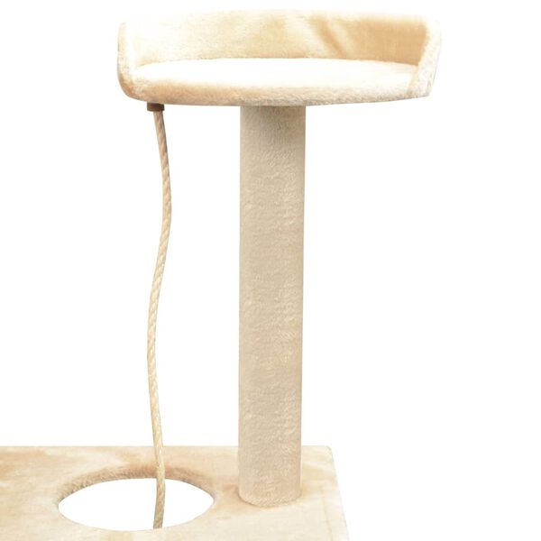 vidaXL Kattenkrabpaal met sisal krabpalen 150 cm beige