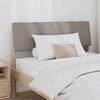 vidaXL Gestoffeerd hoofdbord Taupe 100 cm Massief grenenhout