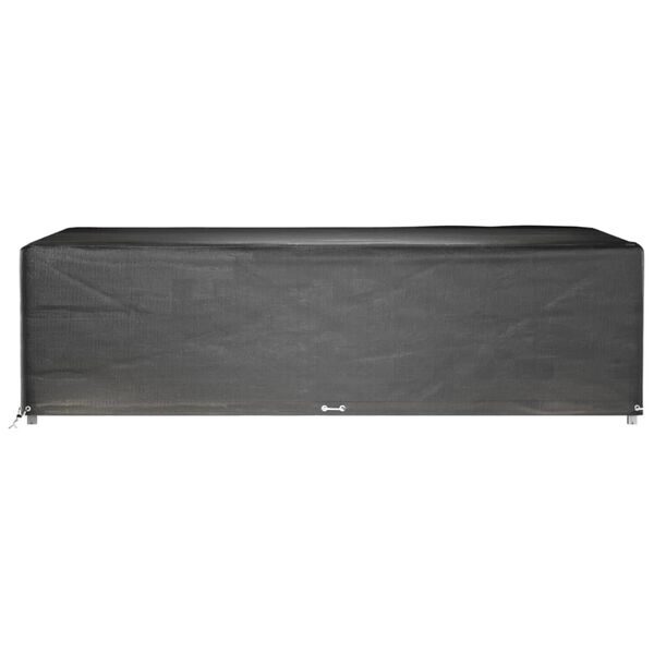 vidaXL Tuinmeubelhoezen 2 st 16 oogjes rechthoekig 300x200x75 cm