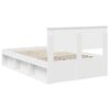 vidaXL Bedframe met hoofdeinde Wit 120 x 190 cm Massief grenenhout