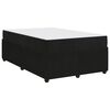 vidaXL Bedframe met matras Zwart 120 x 200 cm Stof