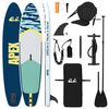 vidaXL SUP Board met zitplaats 2-in-1 APEX 305 x 76 x 15 cm Blauw voor
