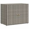 vidaXL Tuinkast 100x55,5x80 cm poly rattan grijs