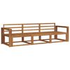 vidaXL Buiten bankenset 3 pcs Naturel Massief Acaciahout