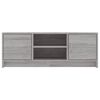 vidaXL Tv-meubel 102x30x37,5 cm bewerkt hout grijs sonoma eikenkleurig