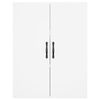 vidaXL Hoge kast 69,5x34x180 cm bewerkt hout wit
