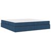 vidaXL Opbergbed met matras met matras Blauw 200 x 200 cm Polyester