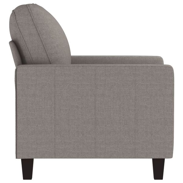 vidaXL Fauteuil 60 cm stof taupe