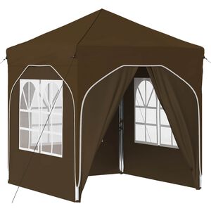 vidaXL Pop-up partytent 192 x 192 x 245 cm Taupe