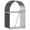 vidaXL Houthouder Antraciet 80x45x120 cm Gegalvaniseerd Staal